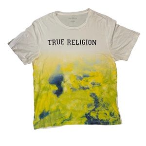 Men’s True Religion tie-dyed T-shirt, size extra large